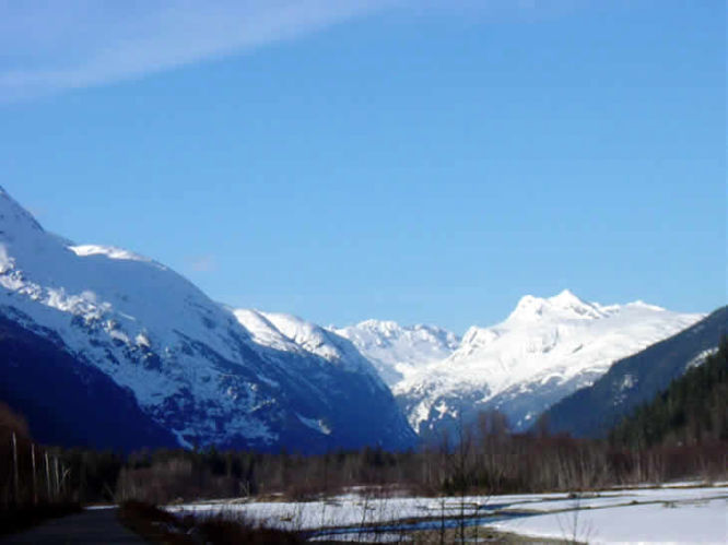 Looking North up Bear River Valley