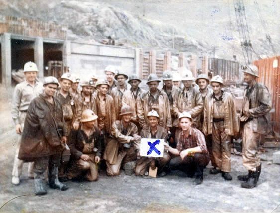 These Miners drilled the main tunnel