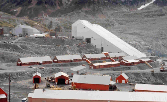 Granduc Mill Building - size of 2 football fields