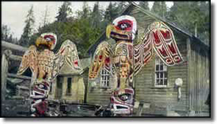 Haida Totem Poles - Head of Portland Canal