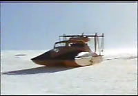 Sleding over glacier